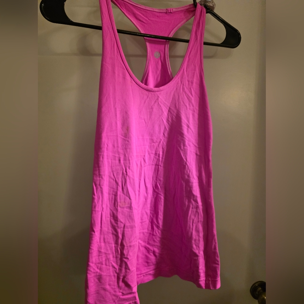 Hot Pink Active Racerback Tank